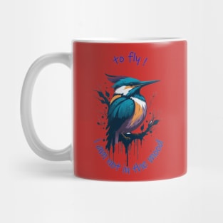 i am not in the mood to fly Mug